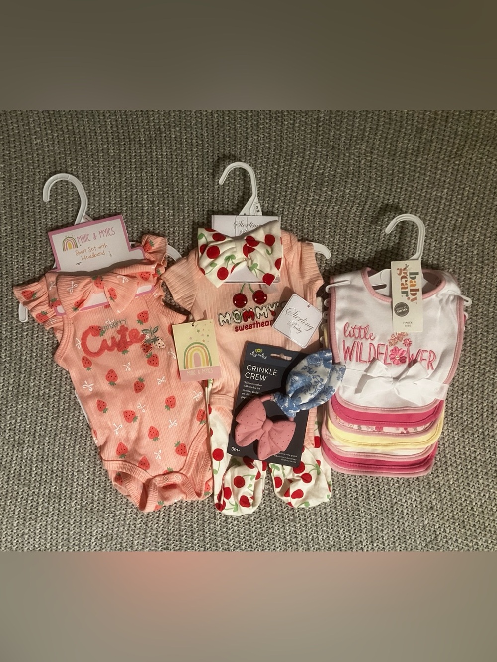 Baby Girl Essentials Bundle, 3M